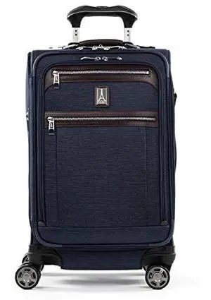 Travelpro Platinum Elite Softside Expandable Carry on Luggage, 8 Wheel Spinner Suitcase, USB Port, Suiter, Men and Women, True Navy Blue, Carry On 21-Inch Travelpro Platinum Elite Softside Expandable Carry on Luggage, 8 Wheel Spinner Suitcase, USB Port, Suiter, Men and Women, True Navy Blue, Carry On 21-Inch
