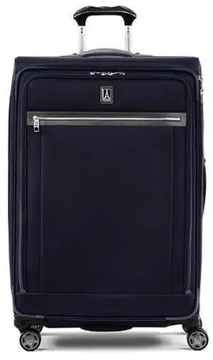 Travelpro Platinum Elite Softside Expandable Checked Luggage, 8 Wheel Spinner Large Suitcase, TSA Lock, Men and Women, Dark Blue, Checked Large 29-Inch Travelpro Platinum Elite Softside Expandable Checked Luggage, 8 Wheel Spinner Large Suitcase, TSA Lock, Men and Women, Dark Blue, Checked Large 29-Inch