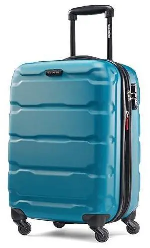 Samsonite Omni PC Hardside Expandable Luggage with Spinner Wheels, Caribbean Blue, Carry-On 20-Inch Samsonite Omni PC Hardside Expandable Luggage with Spinner Wheels, Caribbean Blue, Carry-On 20-Inch