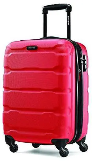Samsonite Omni PC Hardside Expandable Luggage with Spinner Wheels, Carry-On 20-Inch, Red Samsonite Omni PC Hardside Expandable Luggage with Spinner Wheels, Carry-On 20-Inch, Red