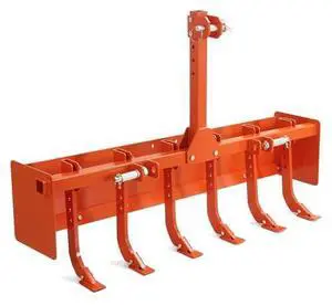 55" Heavy Duty Box Blade Tractor Attachment 3-Point Hitch, CAT-0 & CAT-1 Fit, Grading & Leveling Box Scraper, Durable Carbon Steel, Rust Resistant, Orange 55" Heavy Duty Box Blade Tractor Attachment 3-Point Hitch, CAT-0 & CAT-1 Fit, Grading & Leveling Box Scraper, Durable Carbon Steel, Rust Resistant, Orange