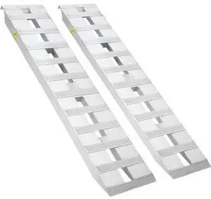 Heavy-Duty Aluminum Loading Ramp 84" x 15", 6000lbs Capacity, 2PCS, Top Hook, Global Fit for Truck, Trailer, Tractor, ATV, UTV, Motorcycle, Lawn Mower, Snow Blower Heavy-Duty Aluminum Loading Ramp 84" x 15", 6000lbs Capacity, 2PCS, Top Hook, Global Fit for Truck, Trailer, Tractor, ATV, UTV, Motorcycle, Lawn Mower, Snow Blower