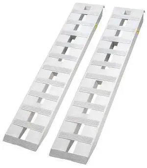 Heavy-Duty Aluminum Loading Ramp 94" x 15", 6000lbs, 2-Pack, Adjustable Top Hook, Non-Slip, Tip-Proof Safety, Global for Trailers, Trucks, ATVs, UTVs, Motorcycles, Tractors, Lawn Equipment Heavy-Duty Aluminum Loading Ramp 94" x 15", 6000lbs, 2-Pack, Adjustable Top Hook, Non-Slip, Tip-Proof Safety, Global for Trailers, Trucks, ATVs, UTVs, Motorcycles, Tractors, Lawn Equipment
