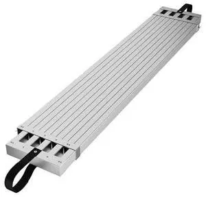 6-9 Ft Aluminum Work Plank, 440lbs Telescoping Plank, Skid-Proof Platform Aluminum Extension Boards, Aluminum Scaffolding Plank Scaffold Ladder Accessory 6-9 Ft Aluminum Work Plank, 440lbs Telescoping Plank, Skid-Proof Platform Aluminum Extension Boards, Aluminum Scaffolding Plank Scaffold Ladder Accessory