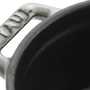 staub La Cocotte Round 40500-106 Mini Pico Cocotte Round Gray 40500-106 Small Two-Handed Cast Enameled Pot staub La Cocotte Round 40500-106 Mini Pico Cocotte Round Gray 40500-106 Small Two-Handed Cast Enameled Pot