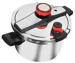 Multifunctional Pressure Canner for All Cooking Surfaces, Gland Type Cooker for Home and Camping, 4L Multifunctional Pressure Canner for All Cooking Surfaces, Gland Type Cooker for Home and Camping, 4L