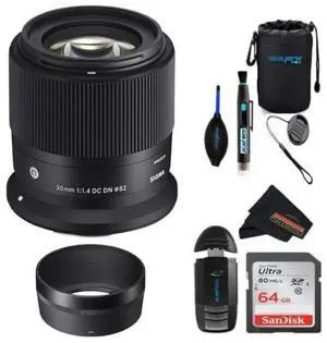 Sigma 30mm f/1.4 DC DN Contemporary Lens (Canon RF Mount)... (Basic Bundle) Sigma 30mm f/1.4 DC DN Contemporary Lens (Canon RF Mount)... (Basic Bundle)