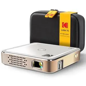 KODAK Pocket Mini Projector - Ultra Small, White - 1080p HD DLP & 30 ANSI Lumens - 100-Inch Display for Movie Projector - HDMI/USB/MicroSD Inputs for Pico Display KODAK Pocket Mini Projector - Ultra Small, White - 1080p HD DLP & 30 ANSI Lumens - 100-Inch Display for Movie Projector - HDMI/USB/MicroSD Inputs for Pico Display