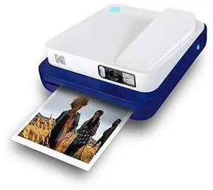 Zink KODAK Smile Classic Digital Instant Camera for 3.5 x 4.25 Zink Photo Paper - Bluetooth, 16MP Pictures (Blue) Zink KODAK Smile Classic Digital Instant Camera for 3.5 x 4.25 Zink Photo Paper - Bluetooth, 16MP Pictures (Blue)