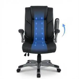 COLAMY Ergonomic Executive Office Chair, High Back Desk Chair with Adjustable Lumbar Support, Flip-Up Armrests & Thick Seat Cushion, 90°110° Reclining Computer Chair for Home Office COLAMY Ergonomic Executive Office Chair, High Back Desk Chair with Adjustable Lumbar Support, Flip-Up Armrests & Thick Seat Cushion, 90°110° Reclining Computer Chair for Home Office