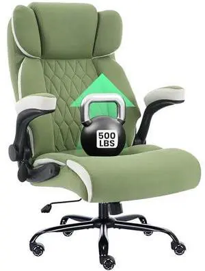 500lbs Big and Tall Office Chair Adjustable Lumbar Support for Back Pain, Extra Wide Seat Executive Office Chair Thick Armrest Pad, Heavy Duty Base&Upgraded Wheels, Ergonomic Comfy Computer Desk Chair 500lbs Big and Tall Office Chair Adjustable Lumbar Support for Back Pain, Extra Wide Seat Executive Office Chair Thick Armrest Pad, Heavy Duty Base&Upgraded Wheels, Ergonomic Comfy Computer Desk Chair