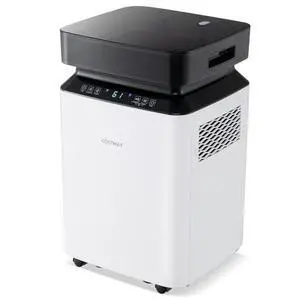 COSTWAY 120 Pints Dehumidifier with Pump, Easy Humidity Control, Multiple Drainage Options, 24H Timer & 2.2 Gal Water Tank, Dehumidifier for Basement, Home COSTWAY 120 Pints Dehumidifier with Pump, Easy Humidity Control, Multiple Drainage Options, 24H Timer & 2.2 Gal Water Tank, Dehumidifier for Basement, Home