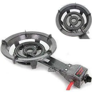 Propane Single Big Large Gas Burner Portable Stove Camping BBQ with Hose & Regulator Propane Single Big Large Gas Burner Portable Stove Camping BBQ with Hose & Regulator