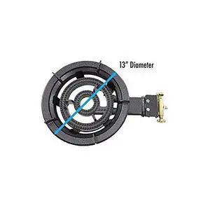 Portable Propane Gas Burner Cooker - Portable Camp Stove - 30,000 Heavy Duty Cast Iron Portable Propane Gas Burner Cooker - Portable Camp Stove - 30,000 Heavy Duty Cast Iron