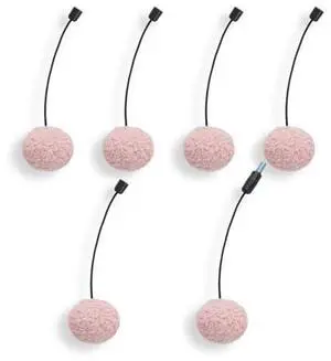 PAWZ Road Cat Tree Replacement a Set of 6 Pompom Balls-Pink PAWZ Road Cat Tree Replacement a Set of 6 Pompom Balls-Pink