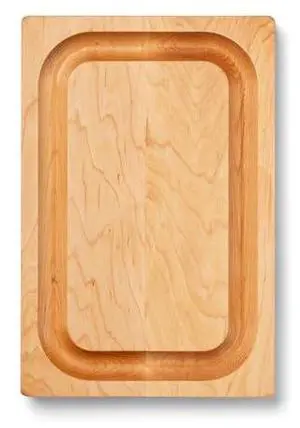 John Boos Chop-N-Slice Series Rectangular Wooden Maple Cutting Board 12x8 1 Thick, 3-lb Reversible Butcher Block with Eased Corners, Juice Groove & Edge-Grain Made in the USA John Boos Chop-N-Slice Series Rectangular Wooden Maple Cutting Board 12x8 1 Thick, 3-lb Reversible Butcher Block with Eased Corners, Juice Groove & Edge-Grain Made in the USA
