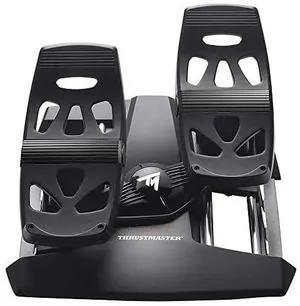 Thrustmaster TFRP Flight Rudder Pedals Realistic Flight Simulator Controls with Sliding Rail System for Smooth Precision - Compatible with PS5, Xbox Series X|S & PC Thrustmaster TFRP Flight Rudder Pedals Realistic Flight Simulator Controls with Sliding Rail System for Smooth Precision - Compatible with PS5, Xbox Series X|S & PC