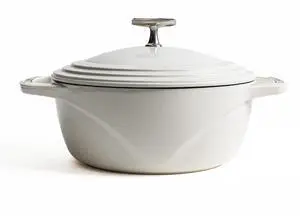 USA Enamel Dutch Oven 4.5 qt., White USA Enamel Dutch Oven 4.5 qt., White