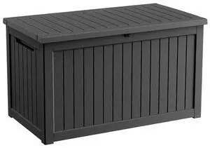 Outdoor Waterproof Resin Storage Deck Box Lockable Outside Bench UV Resistant Bin Patio Porch Furniture Pool Float Garden Tool Cushion (Black, 280 Gallon) Outdoor Waterproof Resin Storage Deck Box Lockable Outside Bench UV Resistant Bin Patio Porch Furniture Pool Float Garden Tool Cushion (Black, 280 Gallon)