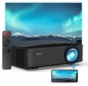 NexiGo PJ20 Outdoor Projector, Movie Projector with WiFi and Bluetooth, Native 1080P, Dolby_Audio Sound Support, Compatible w/TV Stick,iOS,Android,Laptop,Console NexiGo PJ20 Outdoor Projector, Movie Projector with WiFi and Bluetooth, Native 1080P, Dolby_Audio Sound Support, Compatible w/TV Stick,iOS,Android,Laptop,Console