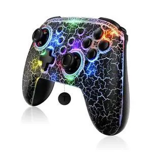 NexiGo Wireless Controller (No Deadzone) for Switch 2 and Switch, Bluetooth Controllers for Nintendo Switch with Vibration, Motion, Turbo and LED Light (Lightstorm) NexiGo Wireless Controller (No Deadzone) for Switch 2 and Switch, Bluetooth Controllers for Nintendo Switch with Vibration, Motion, Turbo and LED Light (Lightstorm)