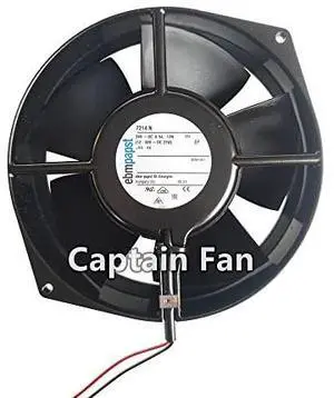 7214N Ebm Papst Fan 24VDC 0.5A 172 * 150 * 55MM 2-Wire Axial Cooling Fan 7214N Ebm Papst Fan 24VDC 0.5A 172 * 150 * 55MM 2-Wire Axial Cooling Fan