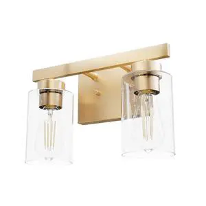 Hunter Fan Company 13075 Hartland Vanity Lighting, 2, Alturas Gold Hunter Fan Company 13075 Hartland Vanity Lighting, 2, Alturas Gold