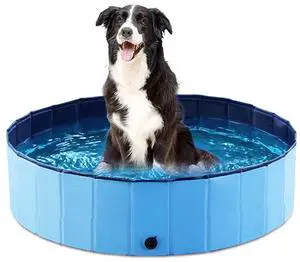 Foldable Dog Pet Bath Pool Collapsible Dog Pet Pool Bathing Tub Kiddie Pool Doggie Wading Pool for Puppy Small Medium Large Dogs Cats and Kids 32" Blue Foldable Dog Pet Bath Pool Collapsible Dog Pet Pool Bathing Tub Kiddie Pool Doggie Wading Pool for Puppy Small Medium Large Dogs Cats and Kids 32" Blue