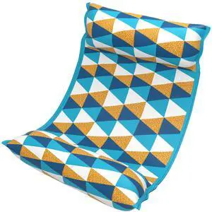 Water Hammock Pool Floats - Fabric Inflatable Pool Hammock Float Floaties 4 in 1 (Saddle Lounge Chair Drifter) Lake Beach Floating Loungers Swimming Pool Rafts Toys for Adults Water Hammock Pool Floats - Fabric Inflatable Pool Hammock Float Floaties 4 in 1 (Saddle Lounge Chair Drifter) Lake Beach Floating Loungers Swimming Pool Rafts Toys for Adults