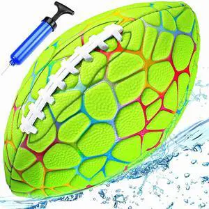 Pool Beach Water Football - Strong Grip Waterproof Football for All-Weather Play Pool Toys Beach Games Outdoor Sports Lake Toy Christmas Birthday Gifts for Kids Boys Teens Adults Pool Beach Water Football - Strong Grip Waterproof Football for All-Weather Play Pool Toys Beach Games Outdoor Sports Lake Toy Christmas Birthday Gifts for Kids Boys Teens Adults