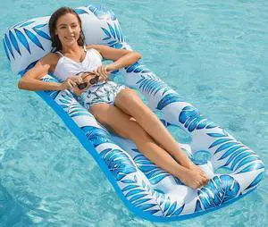 Inflatable Pool Float Lounge - Floaties Rafts for Adults Floating Lounger Sun Tanning Floats Cool Water Floaty Swimming Lake Beach Party Toys Inflatable Pool Float Lounge - Floaties Rafts for Adults Floating Lounger Sun Tanning Floats Cool Water Floaty Swimming Lake Beach Party Toys