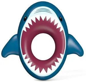 Inflatable Shark Pool Float Shark Floaties Water Fun Summer Beach Swimming Pool Tube Inflatables Ride on Pool Party Raft Lounge Toys for Kids & Adults Inflatable Shark Pool Float Shark Floaties Water Fun Summer Beach Swimming Pool Tube Inflatables Ride on Pool Party Raft Lounge Toys for Kids & Adults