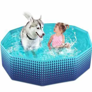 Foldable Dog Kiddie Pool - Hard Plastic Kids Paddling Pool Toddler Baby Swimming Pools for Backyard Collapsible Whelping Box Pet Doggie Cats Wading Pools Bathtub for Puppy Large Dogs 48In,G Foldable Dog Kiddie Pool - Hard Plastic Kids Paddling Pool Toddler Baby Swimming Pools for Backyard Collapsible Whelping Box Pet Doggie Cats Wading Pools Bathtub for Puppy Large Dogs 48In,G