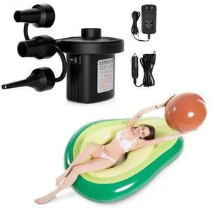 Inflatable Avocado Pool Float Floatie and Jasonwell Electric Air Pump for Inflatables Inflatable Avocado Pool Float Floatie and Jasonwell Electric Air Pump for Inflatables