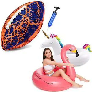 Pool Beach Water Football - Waterproof Football Strong Grip Inflatable Unicorn Flamingo Pool Floats Pool Beach Water Football - Waterproof Football Strong Grip Inflatable Unicorn Flamingo Pool Floats