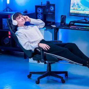 Gaming Chair with Footrest, Ergonomic Computer Game Desk Chair, Recline Gaming Chair Seat Height Adjustment, Swivel Rocker with Headrest and Lumbar (Camouflage) Gaming Chair with Footrest, Ergonomic Computer Game Desk Chair, Recline Gaming Chair Seat Height Adjustment, Swivel Rocker with Headrest and Lumbar (Camouflage)
