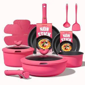 15pcs Pots and Pans Set Non Stick, Cookware Set Non Toxic with Detachable Handle, Induction Kitchen Cooking Set, Dishwasher/Oven Safe, RV/Camping Cookware 15pcs Pots and Pans Set Non Stick, Cookware Set Non Toxic with Detachable Handle, Induction Kitchen Cooking Set, Dishwasher/Oven Safe, RV/Camping Cookware