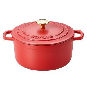 Enameled Cast Iron Dutch Oven Pot with Lid, 4 QT Dutch Ovens, Heavy-Duty Cast Iron Pot for Sourdough Bread Baking, Braising, Stews, Roasting, Healthy & Non-Toxic, Dual Handles, All Stovetop Compatible Enameled Cast Iron Dutch Oven Pot with Lid, 4 QT Dutch Ovens, Heavy-Duty Cast Iron Pot for Sourdough Bread Baking, Braising, Stews, Roasting, Healthy & Non-Toxic, Dual Handles, All Stovetop Compatible