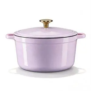 5QT Enameled Cast Iron Dutch Oven Pot with Lid, Heavy-Duty Dutch Ovens for Sourdough Bread Baking, Braising, Roasting, Dual Handles, Healthy & Non-Toxic, All Stovetop Compatible, Oven Safe up to 500° 5QT Enameled Cast Iron Dutch Oven Pot with Lid, Heavy-Duty Dutch Ovens for Sourdough Bread Baking, Braising, Roasting, Dual Handles, Healthy & Non-Toxic, All Stovetop Compatible, Oven Safe up to 500°