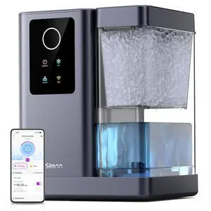 Nugget Ice Maker Countertop with APP & Voice Control, Self Cleaning Ice Machine with 3L Large Water Tank, 40 lbs/24H Soft Chewable Ice, Portable Pebble Ice Maker for Home, Kitchen and Party Nugget Ice Maker Countertop with APP & Voice Control, Self Cleaning Ice Machine with 3L Large Water Tank, 40 lbs/24H Soft Chewable Ice, Portable Pebble Ice Maker for Home, Kitchen and Party