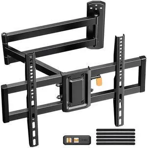 Full Motion Long Arm TV Wall Mount Bracket for 32-82 Inch TV, Max 600x400mm and 100lbs Corner Articulating TV Wall Mount with 32.37 inch Long Arm Extension, Support Swivel, Tilt, Level Adjus Full Motion Long Arm TV Wall Mount Bracket for 32-82 Inch TV, Max 600x400mm and 100lbs Corner Articulating TV Wall Mount with 32.37 inch Long Arm Extension, Support Swivel, Tilt, Level Adjus