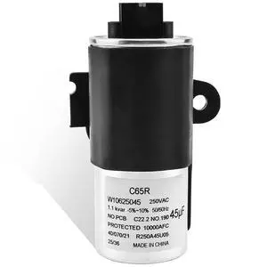 W11158830 W10625045 Washer Capacitor 45F Compatible with Whirlpool Amana maytag Roper WTW4815EW0 WTW4800BQ0 WTW4816FW1 etc washers (Some Models), Replace Number: W10390451 W10866249 WPW10625045 etc W11158830 W10625045 Washer Capacitor 45F Compatible with Whirlpool Amana maytag Roper WTW4815EW0 WTW4800BQ0 WTW4816FW1 etc washers (Some Models), Replace Number: W10390451 W10866249 WPW10625045 etc