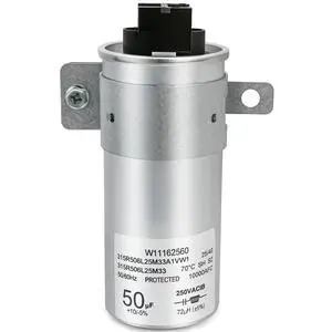 W11395618 W10625046 Washer Motor Run Capacitor Compatible with Whirlpool maytag Kenmore Crosley Inglis etc (Some Models), Replace Number: W10866250 W11158831 W10843769 W11162560 WPW10625046 etc W11395618 W10625046 Washer Motor Run Capacitor Compatible with Whirlpool maytag Kenmore Crosley Inglis etc (Some Models), Replace Number: W10866250 W11158831 W10843769 W11162560 WPW10625046 etc