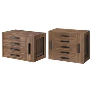 Jewelry Box for Women and 5-Tier Jewelry Box Bundle, Wooden Jewelry Organizer with Transparent Window, Jewelry Storage Box with 2 Vertical Drawers, BH09JB04-BH19JB04 Jewelry Box for Women and 5-Tier Jewelry Box Bundle, Wooden Jewelry Organizer with Transparent Window, Jewelry Storage Box with 2 Vertical Drawers, BH09JB04-BH19JB04