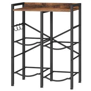 5 Gallon Water Jug Holder 4 Bottles, Water Jug Rack, 2 Tier Water Bottle Holder with X-Shape Reinforcement, for Kitchen, Living Room, Office, Rustic Brown and Black BF04ST01 5 Gallon Water Jug Holder 4 Bottles, Water Jug Rack, 2 Tier Water Bottle Holder with X-Shape Reinforcement, for Kitchen, Living Room, Office, Rustic Brown and Black BF04ST01