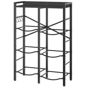 5 Gallon Water Jug Holder 6 Bottles, Water Jug Rack, 3 Tier Water Bottle Holder with X-Shape Reinforcement, for Kitchen, Living Room, Office, Black BB03ST01 5 Gallon Water Jug Holder 6 Bottles, Water Jug Rack, 3 Tier Water Bottle Holder with X-Shape Reinforcement, for Kitchen, Living Room, Office, Black BB03ST01