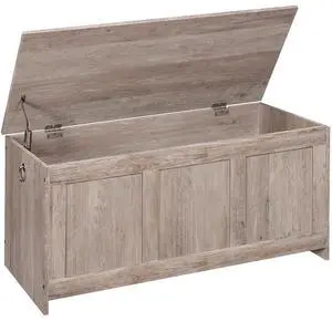 Storage Bench, 39.3" Retro Wooden Storage Chest, Wooden Storage Trunk, Toy Chest with Lift Top, Multifunctional Entryway Organizer, for Entryway, Living Room, Greige BG141CW01 Storage Bench, 39.3" Retro Wooden Storage Chest, Wooden Storage Trunk, Toy Chest with Lift Top, Multifunctional Entryway Organizer, for Entryway, Living Room, Greige BG141CW01