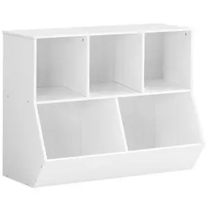 Kids Bookshelf - 39.4" L Toy Storage Cabinet, Bookcase Footboard, Cubby Shelf, Fit for Children's Room, Playroom, Hallway, Kindergarten, White WT132CW01 Kids Bookshelf - 39.4" L Toy Storage Cabinet, Bookcase Footboard, Cubby Shelf, Fit for Children's Room, Playroom, Hallway, Kindergarten, White WT132CW01
