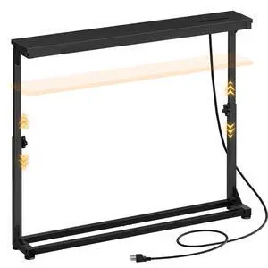 Narrow Console Table with Charging Station, Adjustable Height Sofa Table (25''-32.9''), Slim Behind Couch Table for Small Spaces, Entryway, Living Room, 39.4" Black BB95UXG01 Narrow Console Table with Charging Station, Adjustable Height Sofa Table (25''-32.9''), Slim Behind Couch Table for Small Spaces, Entryway, Living Room, 39.4" Black BB95UXG01