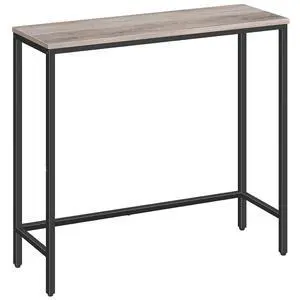 Narrow Console Table, 29.5" Small Entryway Table, Thin Sofa Table, Side Table, Display Table, for Hallway, Bedroom, Living Room, Foyer, Greige and Black BG75XG01 Narrow Console Table, 29.5" Small Entryway Table, Thin Sofa Table, Side Table, Display Table, for Hallway, Bedroom, Living Room, Foyer, Greige and Black BG75XG01